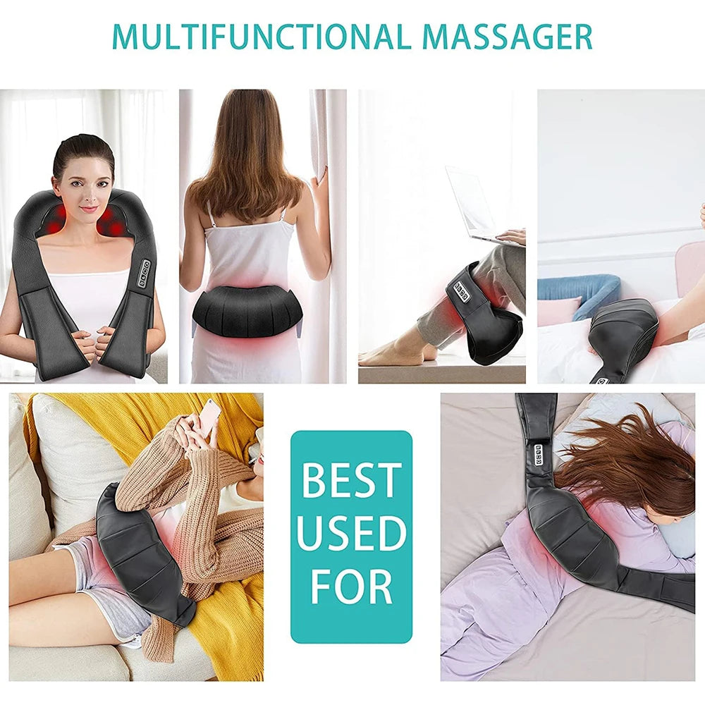 NeuroVibe™ Deep Tissue Shiatsu Neck & Back Massager