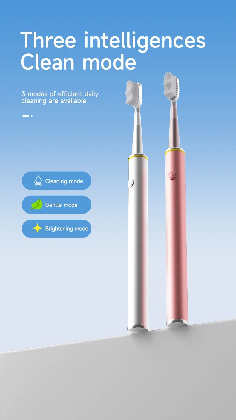 NeuroVibe™ Sonic Ultra-Thin Electric Toothbrush