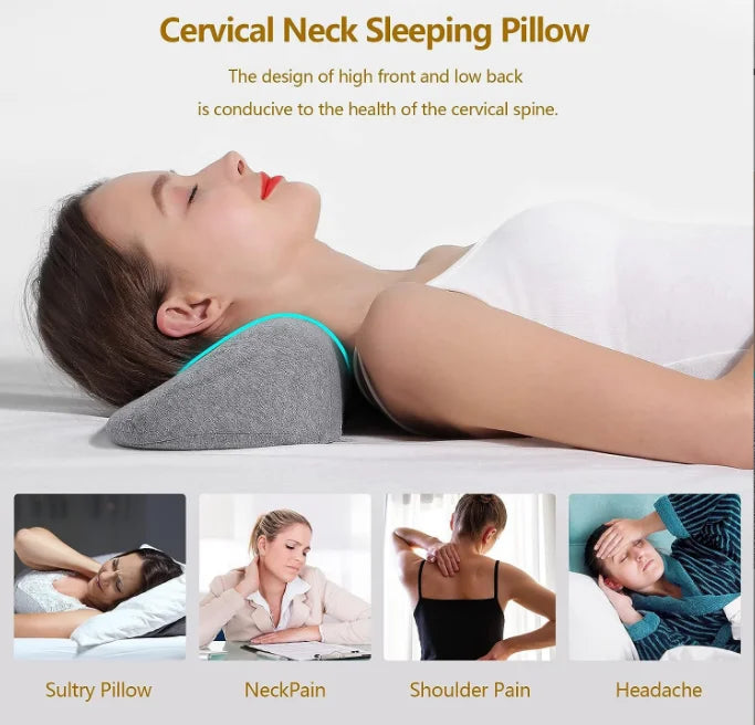 NeuroVibe™ Ergonomic Cervical Support Neck Pillow