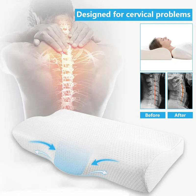 NeuroVibe™ Butterfly Orthopedic Memory Foam Pillow