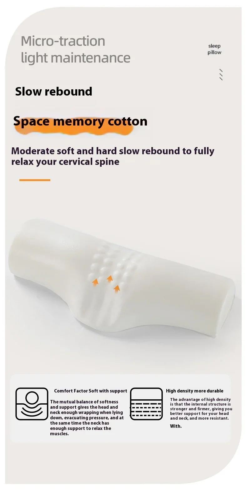 NeuroVibe™ Orthopedic Neck Protection Pillow
