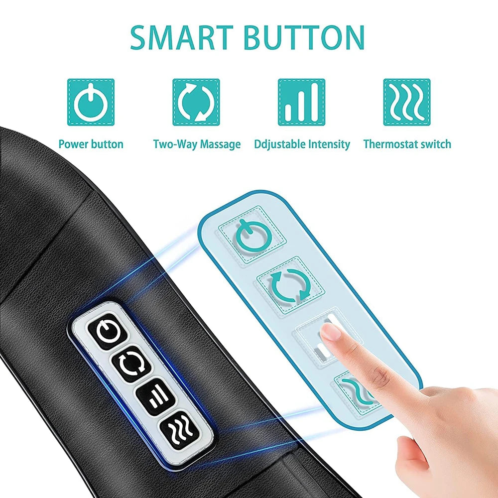 NeuroVibe™ Deep Tissue Shiatsu Neck & Back Massager