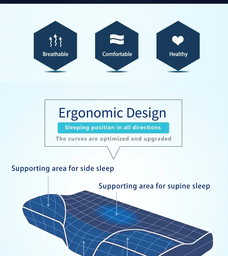 NeuroVibe™ Butterfly Orthopedic Memory Foam Pillow